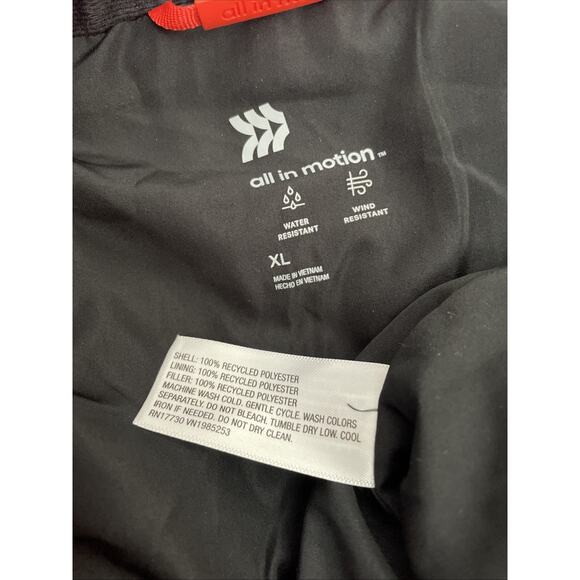 NWT Men's Heavy Puffer Jacket - All in Motion Red Orange X-Large NWT Reg $68 - Picture 11 of 12